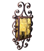 8077 Applique in ferro battuto a 1 luce