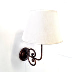 8111 Applique in ferro battuto a 1 luce