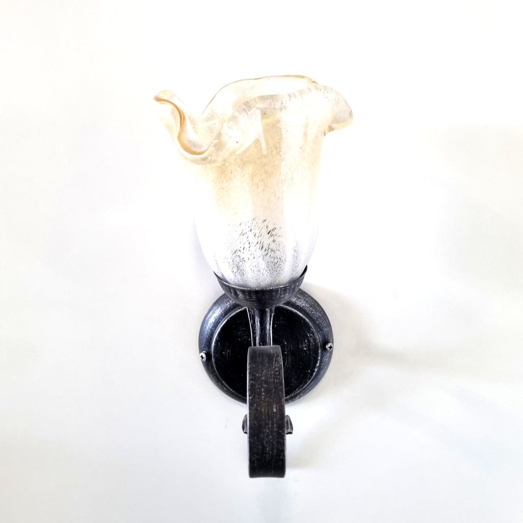 8129 Applique in ferro battuto a 1 luce