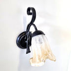 8128 Applique in ferro battuto a 1 luce