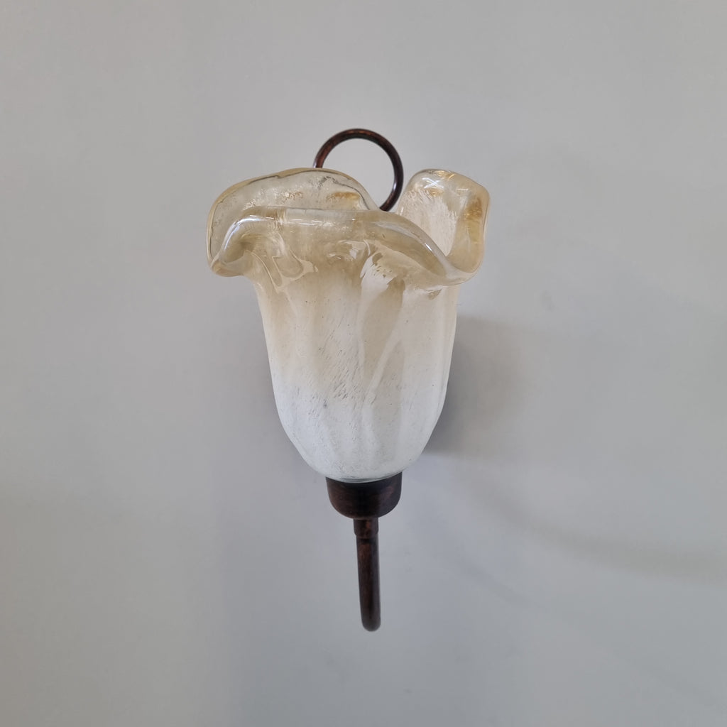 8139 Applique in ferro battuto a 1 luce