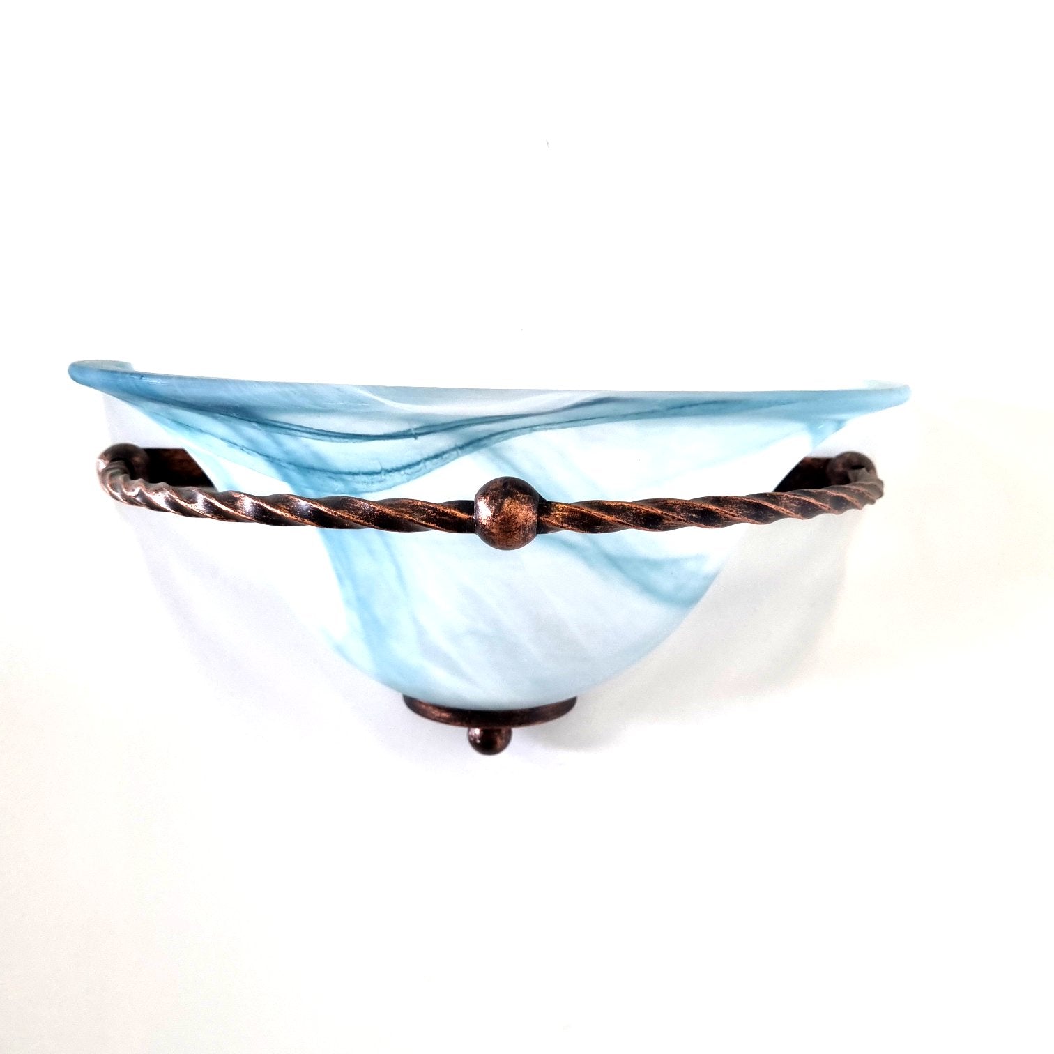 8153 Applique in ferro battuto a 1 luce