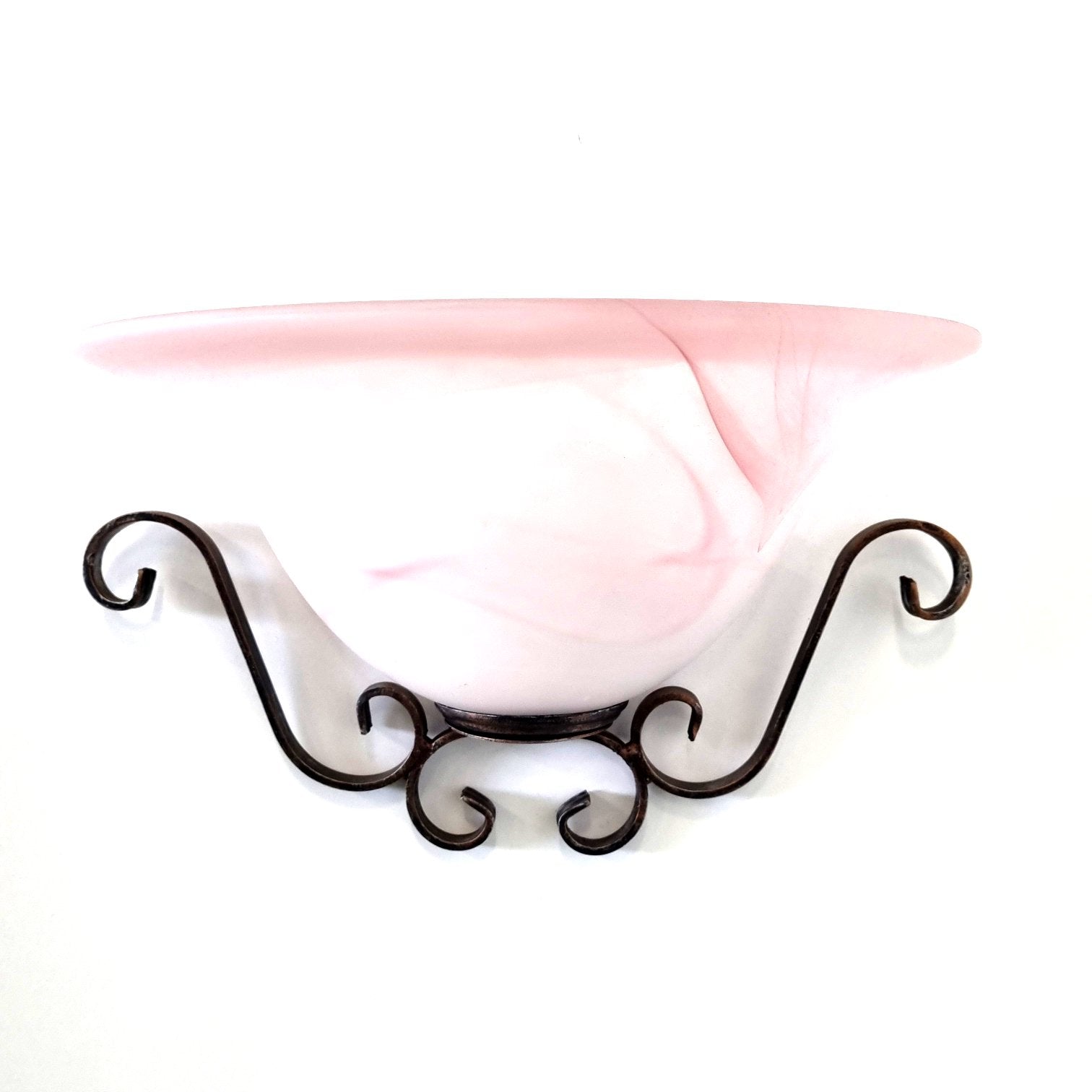 8154 Applique in ferro battuto a 1 luce