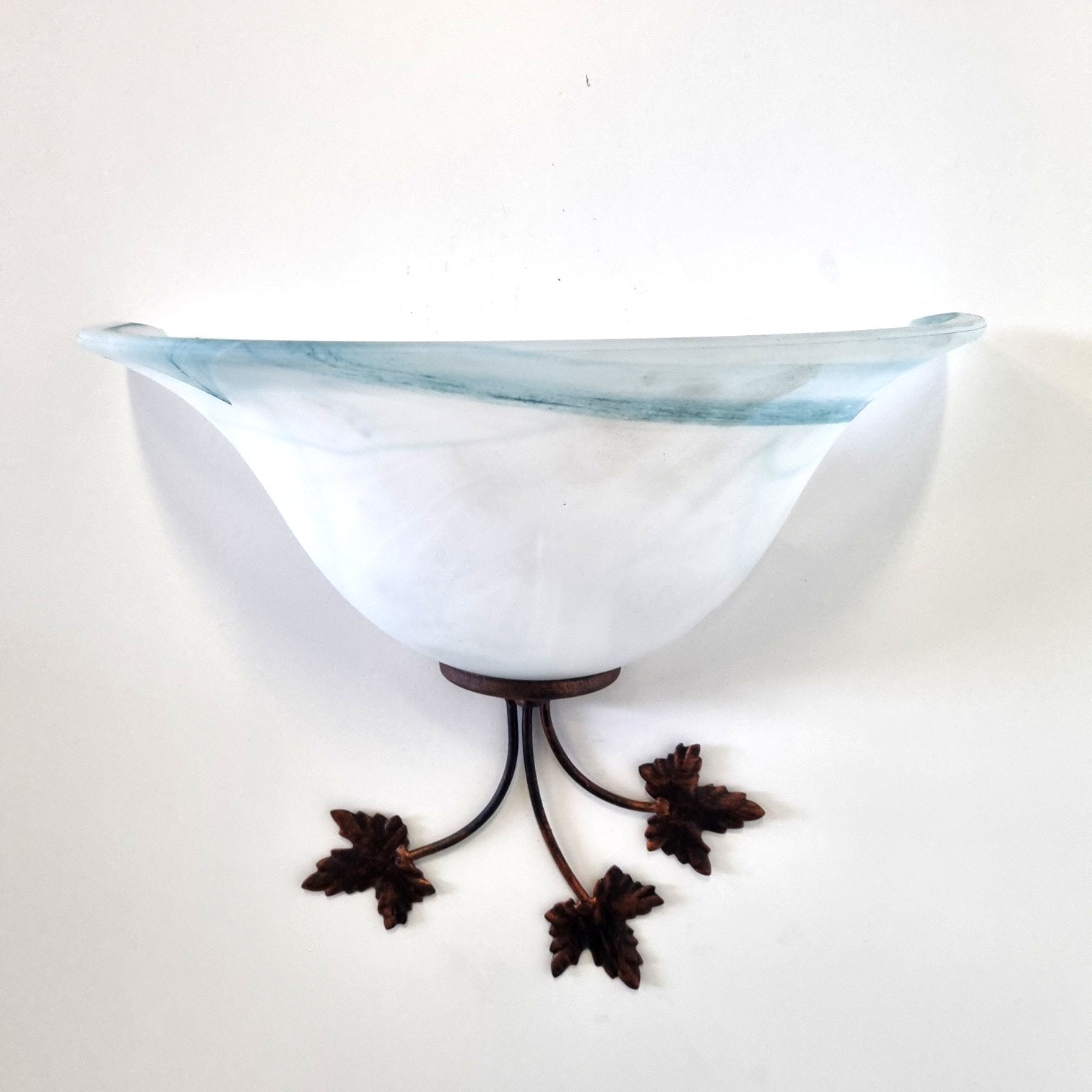 8193 Applique in ferro battuto a 1 luce