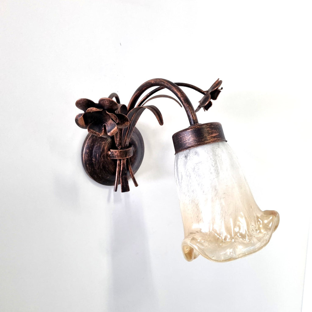 8250 Applique in ferro battuto a 1 luce