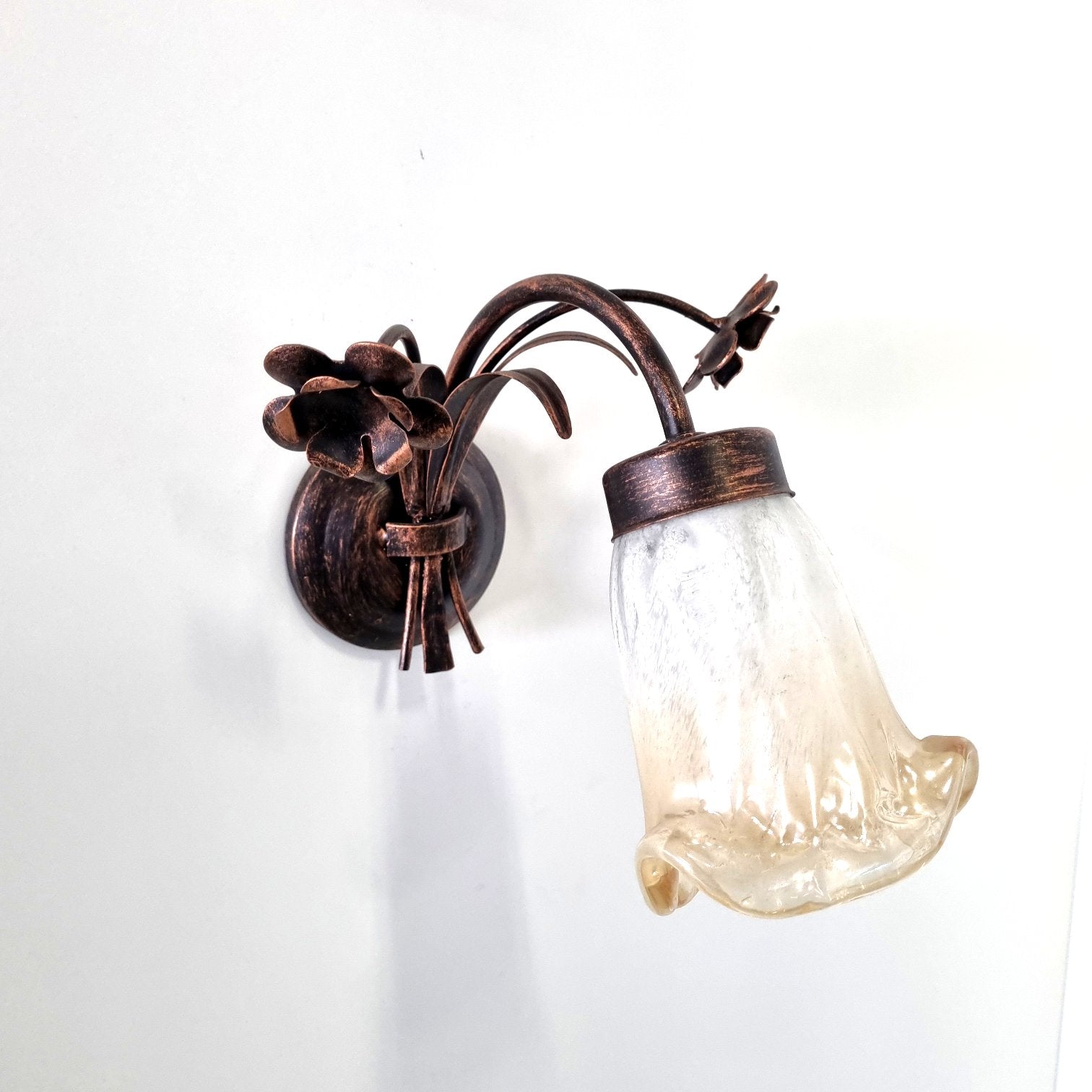 8250 Applique in ferro battuto a 1 luce