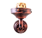 8253 Applique in ferro battuto a 1 luce