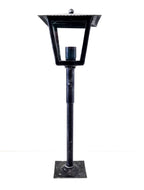 8533 Lanterna a palo in ferro battuto - Lanterna da terra