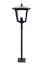 8534 Lanterna a palo in ferro battuto - Lanterna da terra