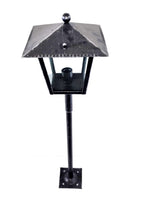 8534 Lanterna a palo in ferro battuto - Lanterna da terra