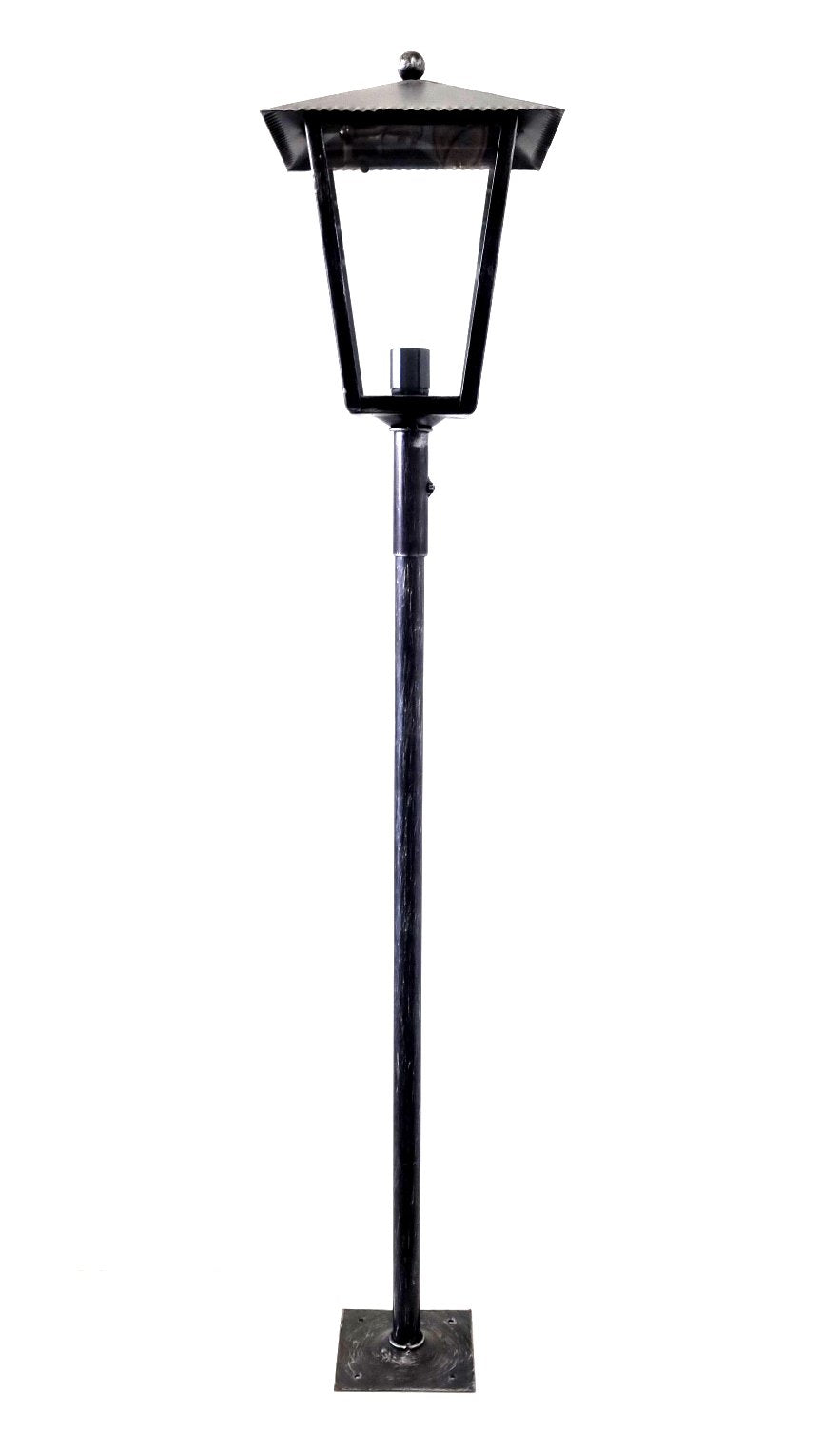 8544 Lanterna a palo in ferro battuto - Lanterna da terra