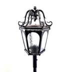 8650 Lanterna a palo in ferro battuto - Lanterna da terra