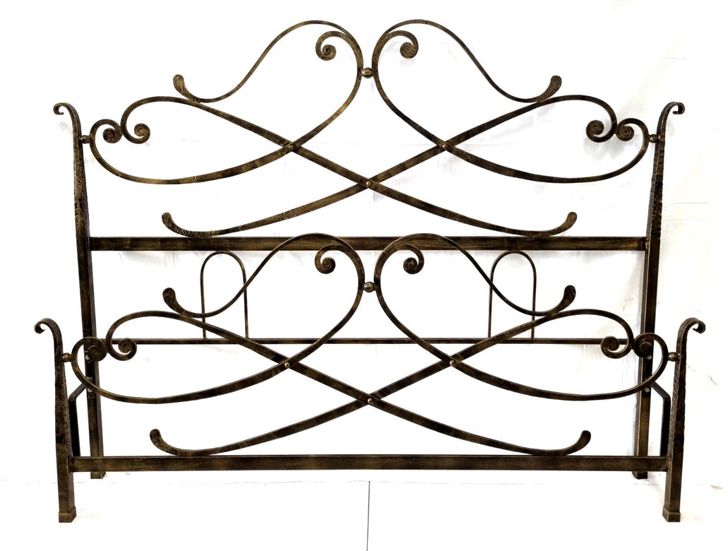 7014 Letto ferro battuto - Letto matrimoniale