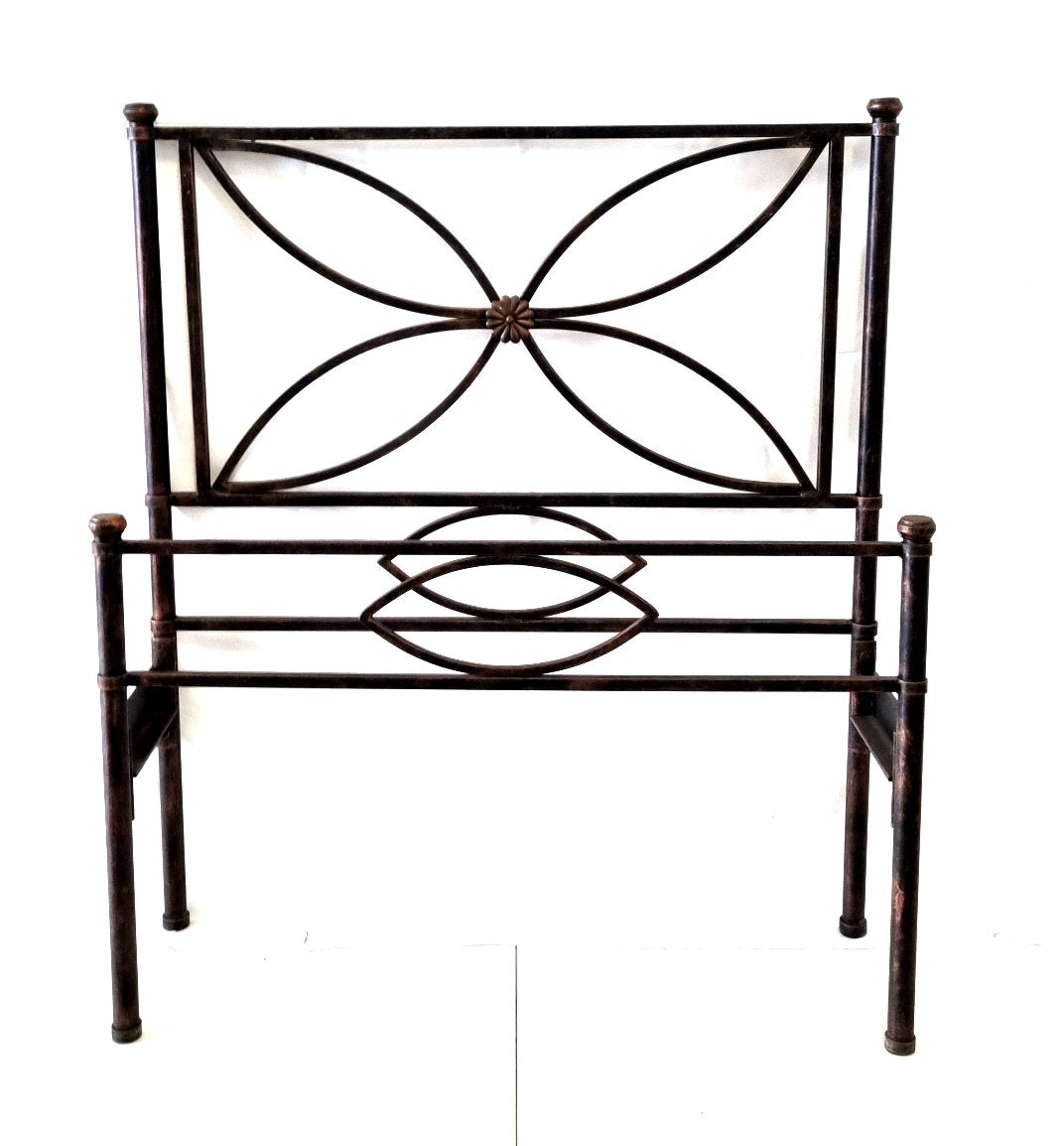 7027 Margherita - Letto ferro battuto - Letto singolo