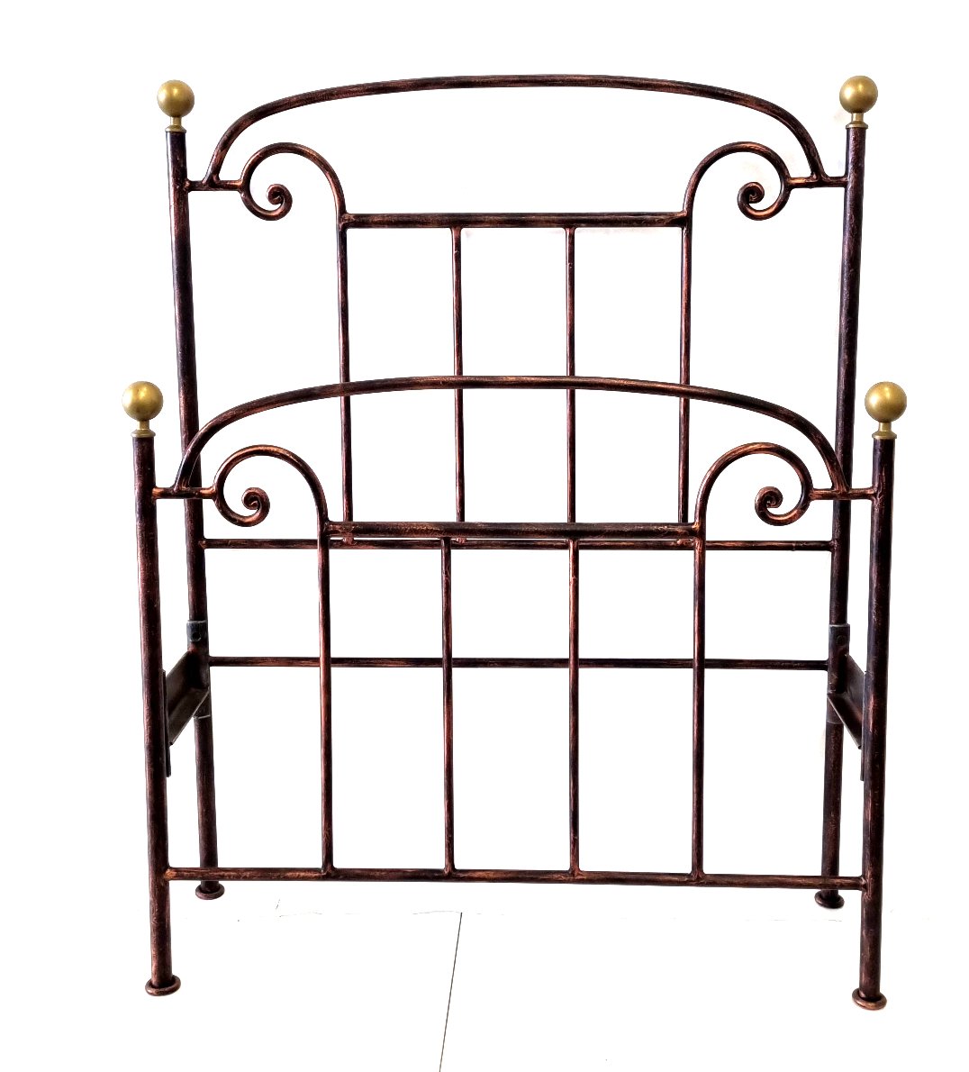 7030 Letto ferro battuto - Letto singolo