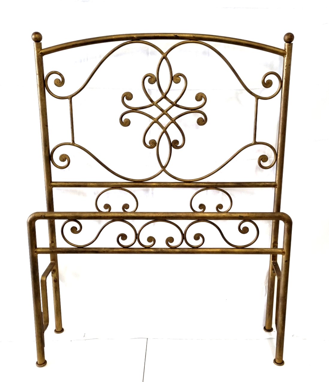 7027 Letto ferro battuto - Letto singolo