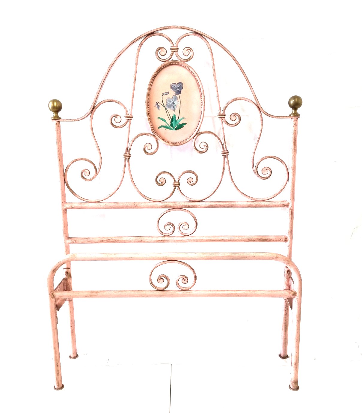 7008 Letto ferro battuto - Letto singolo