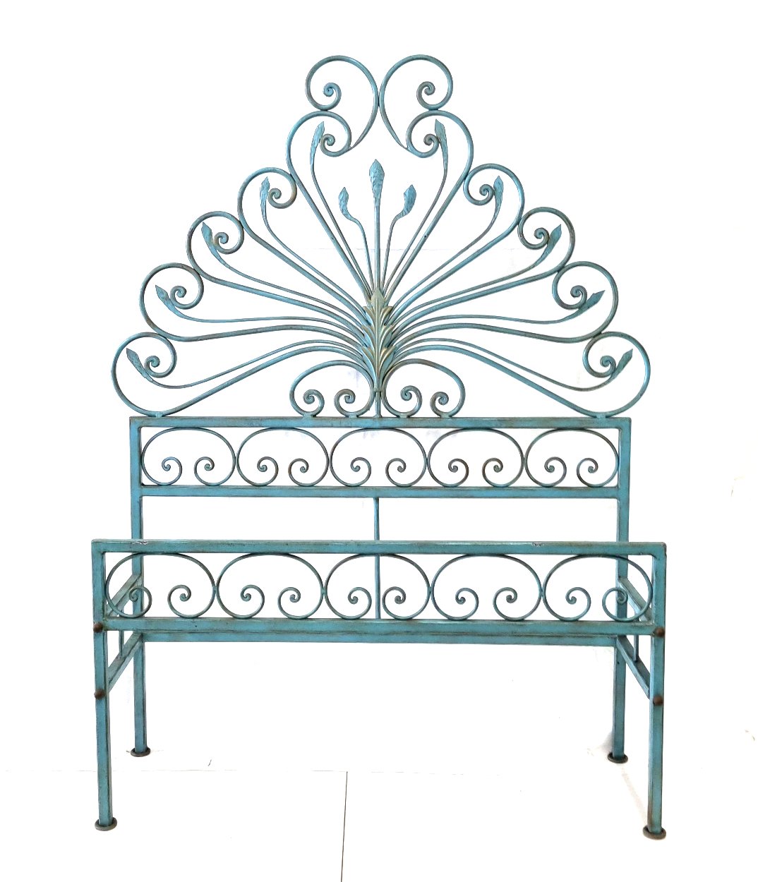 7004 Letto ferro battuto - Letto singolo