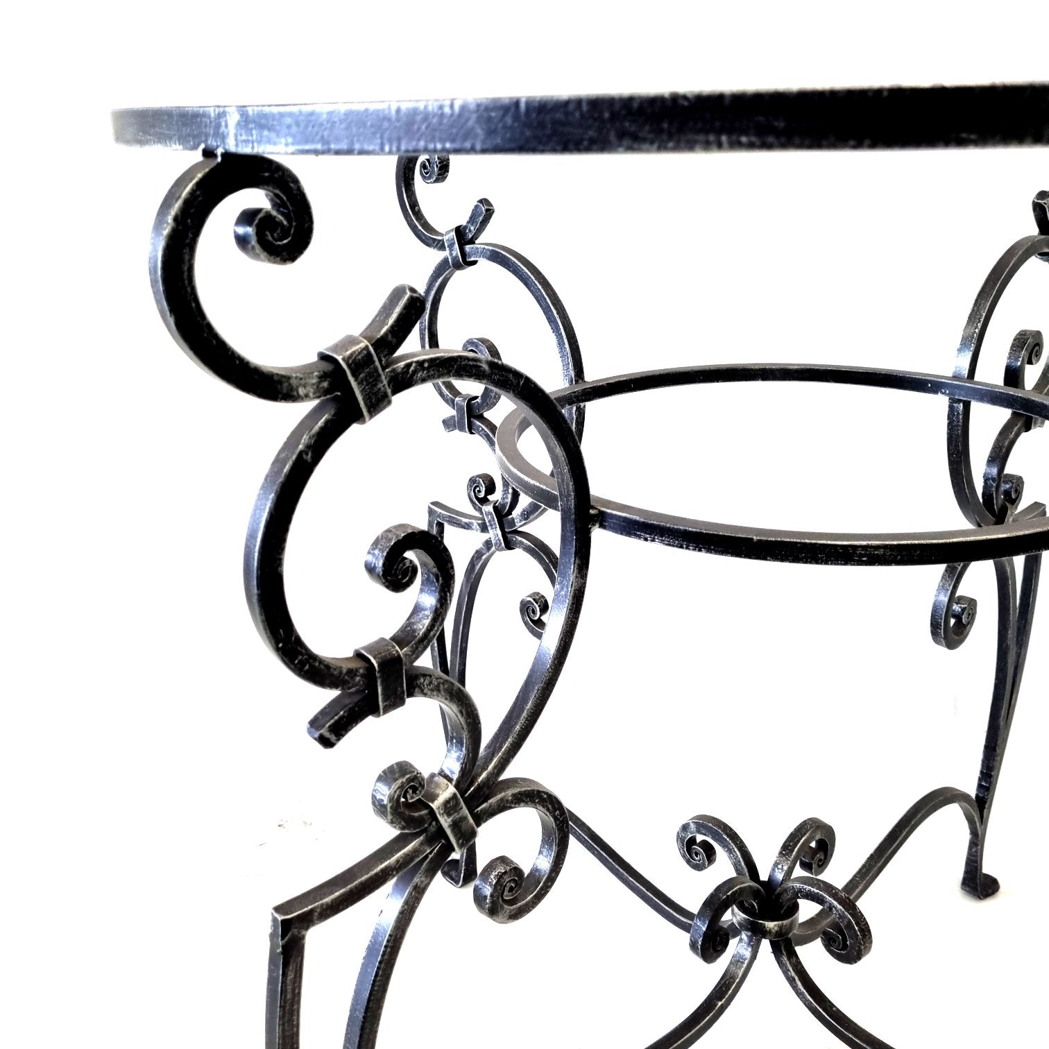 6962 Tavolo ferro battuto - Base tavolo in ferro