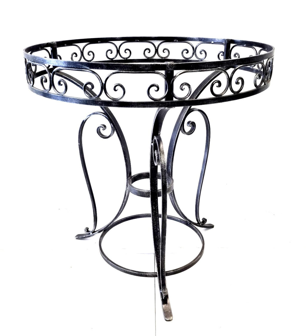 6961 Tavolo ferro battuto - Base tavolo in ferro