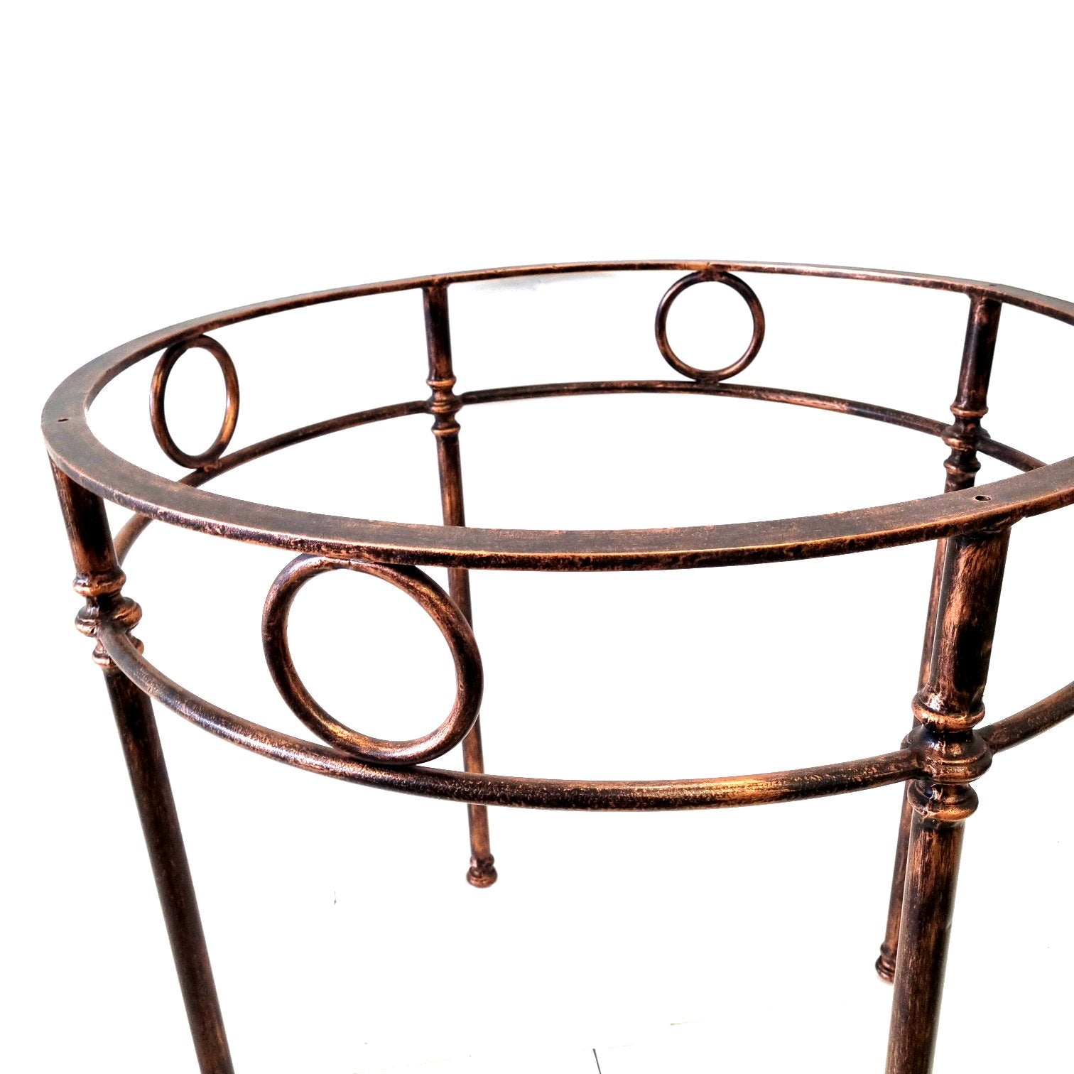 6959 Tavolo ferro battuto - Base tavolo in ferro