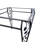 6956 Tavolo ferro battuto - Base tavolo in ferro