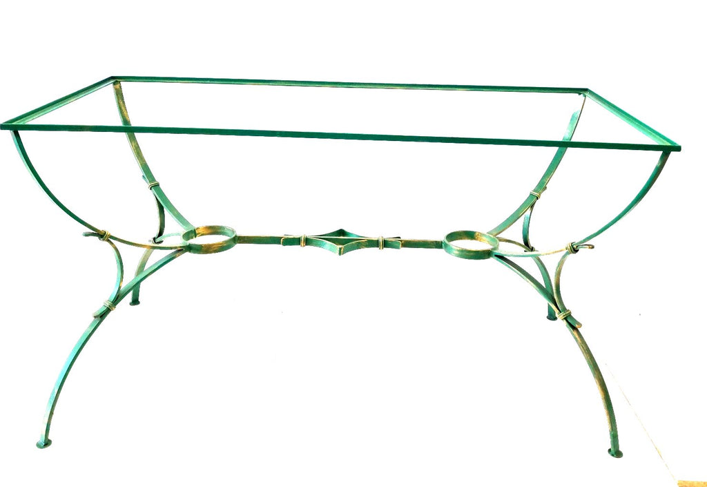 6953 Tavolo ferro battuto - Base tavolo in ferro