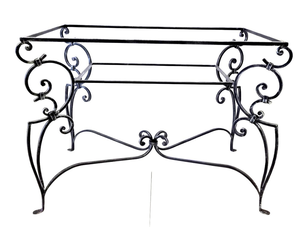 6963 Tavolo ferro battuto - Base tavolo in ferro