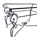 6963 Tavolo ferro battuto - Base tavolo in ferro