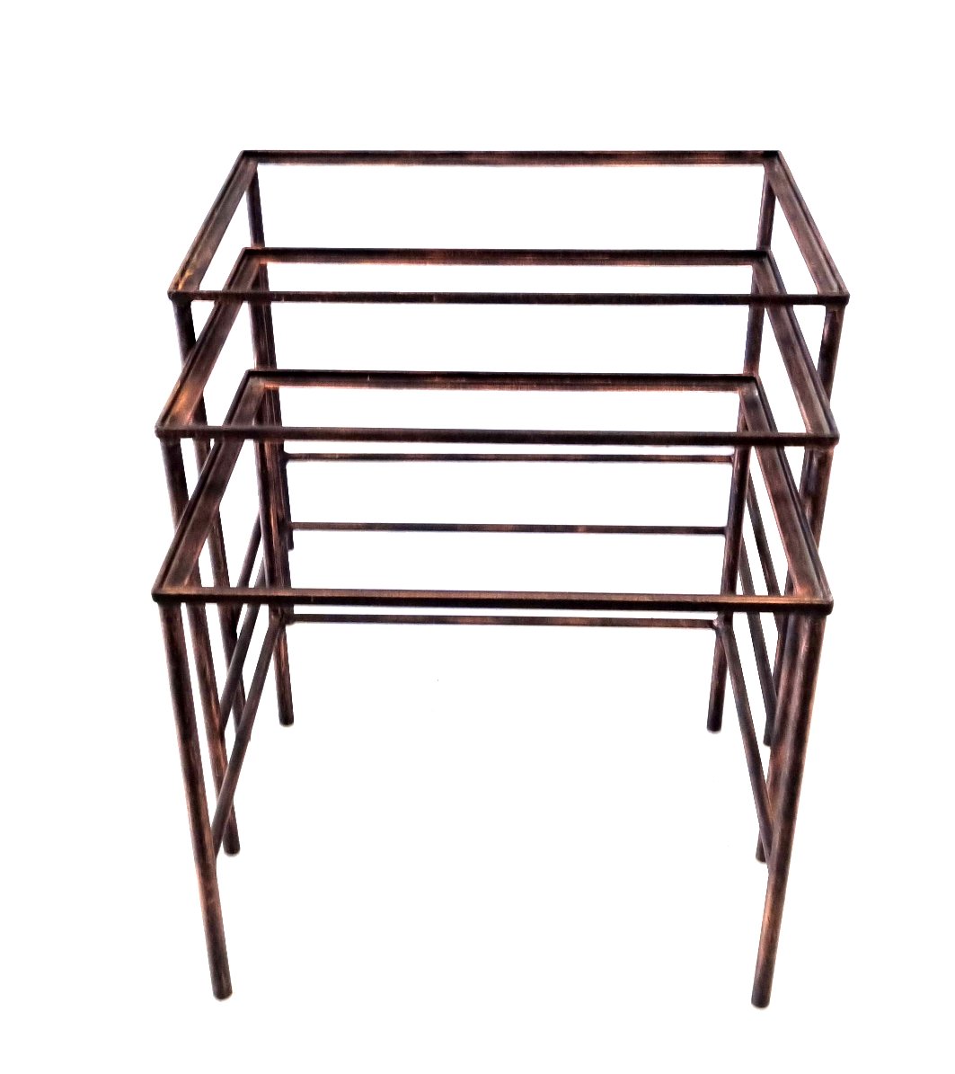 6867 Tris tavolini da appoggio - Tavolino da salotto o divano