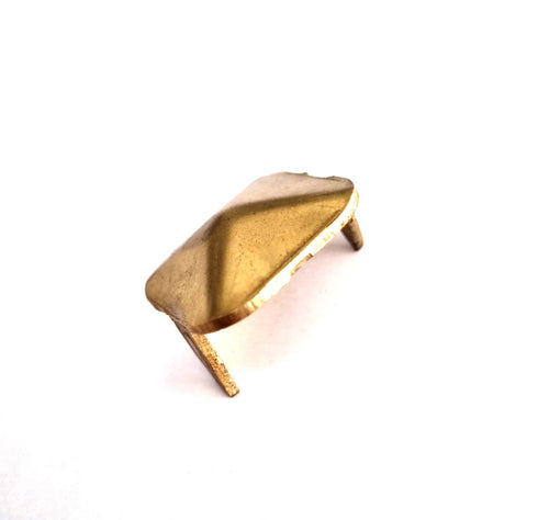 2223-25 Chiodo a doppia punta in ottone - Chiodo decorativo - Conf. 10 pz