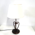 8109 Lampada da tavolo in ferro battuto