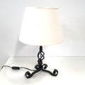 8114 Lampada da tavolo in ferro battuto