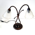 8137 Lampada da tavolo in ferro battuto