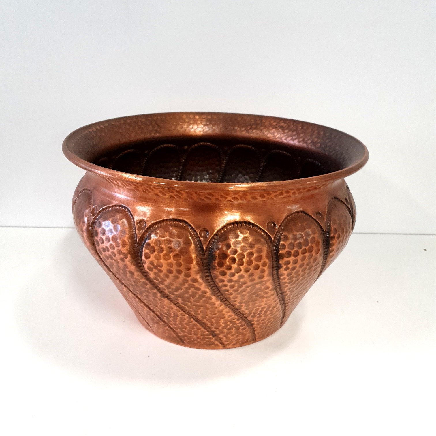 RM4 Portavaso in rame - Portavaso decorativo