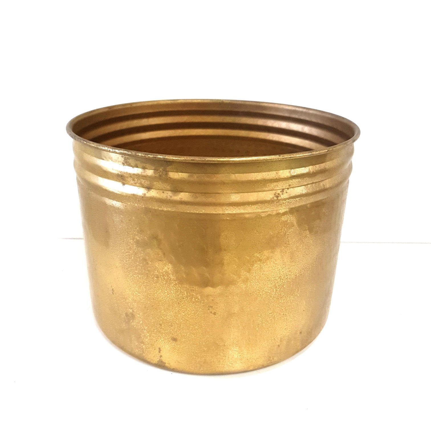 OTTV1 Portavaso in ottone verniciato oro - Portavaso decorativo