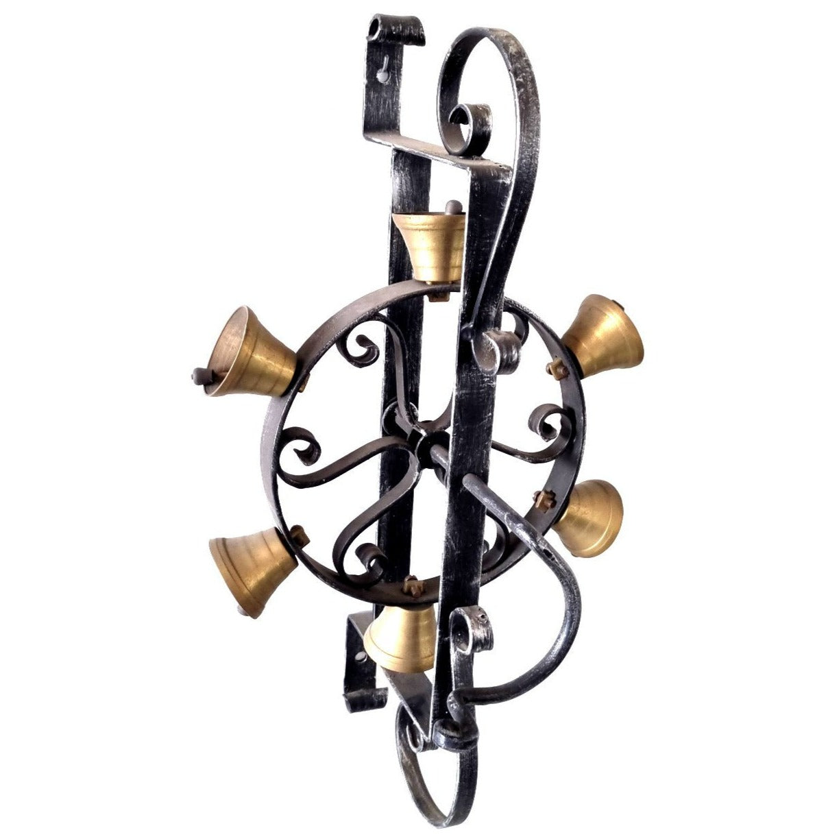 Ggm 10 Campane Metalliche Con Occhiello 25mm - Suono Nitido - Colore Argento