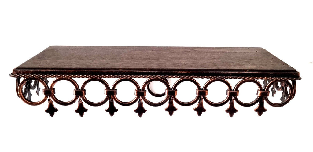 6844 Consolle ferro battuto - Consolle a parete