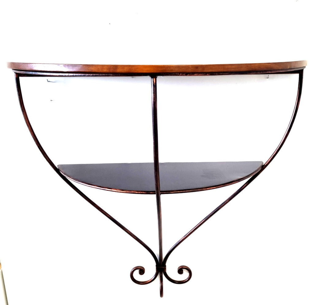 6824 Consolle ferro battuto - Consolle a parete