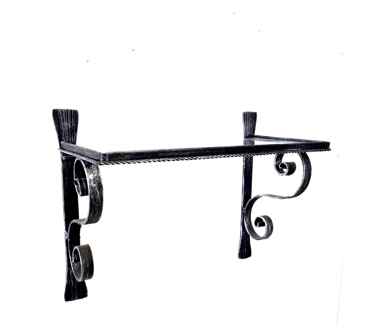 6864 Consolle ferro battuto - Consolle a parete