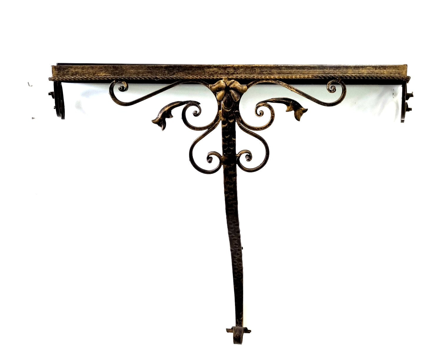 6849 Consolle ferro battuto - Consolle a parete