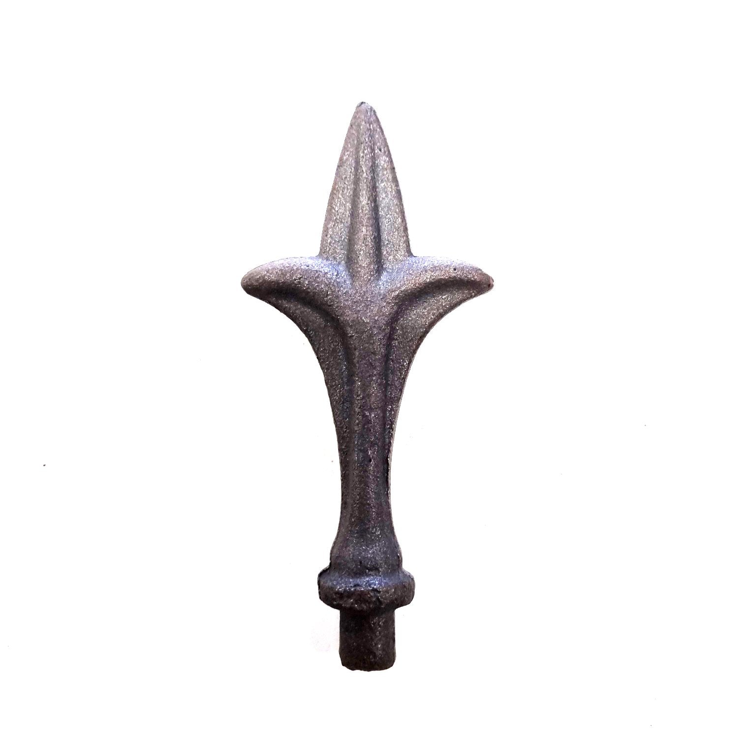 4110-125 Lancia foglia base tonda finitura ringhiere e cancelli