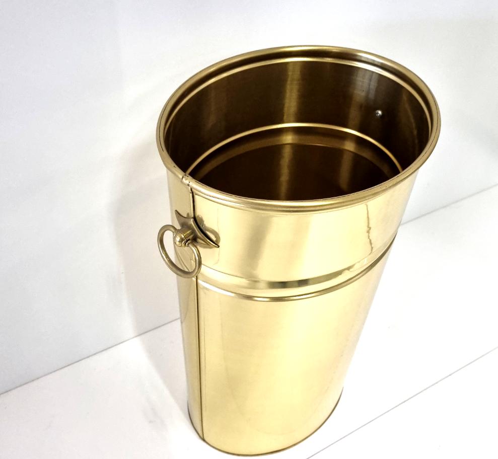 PortOTT Portaombrelli ovale in ottone fuso