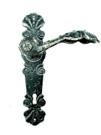 2022 Maniglia in Ferro Battuto per Porte su Placca.