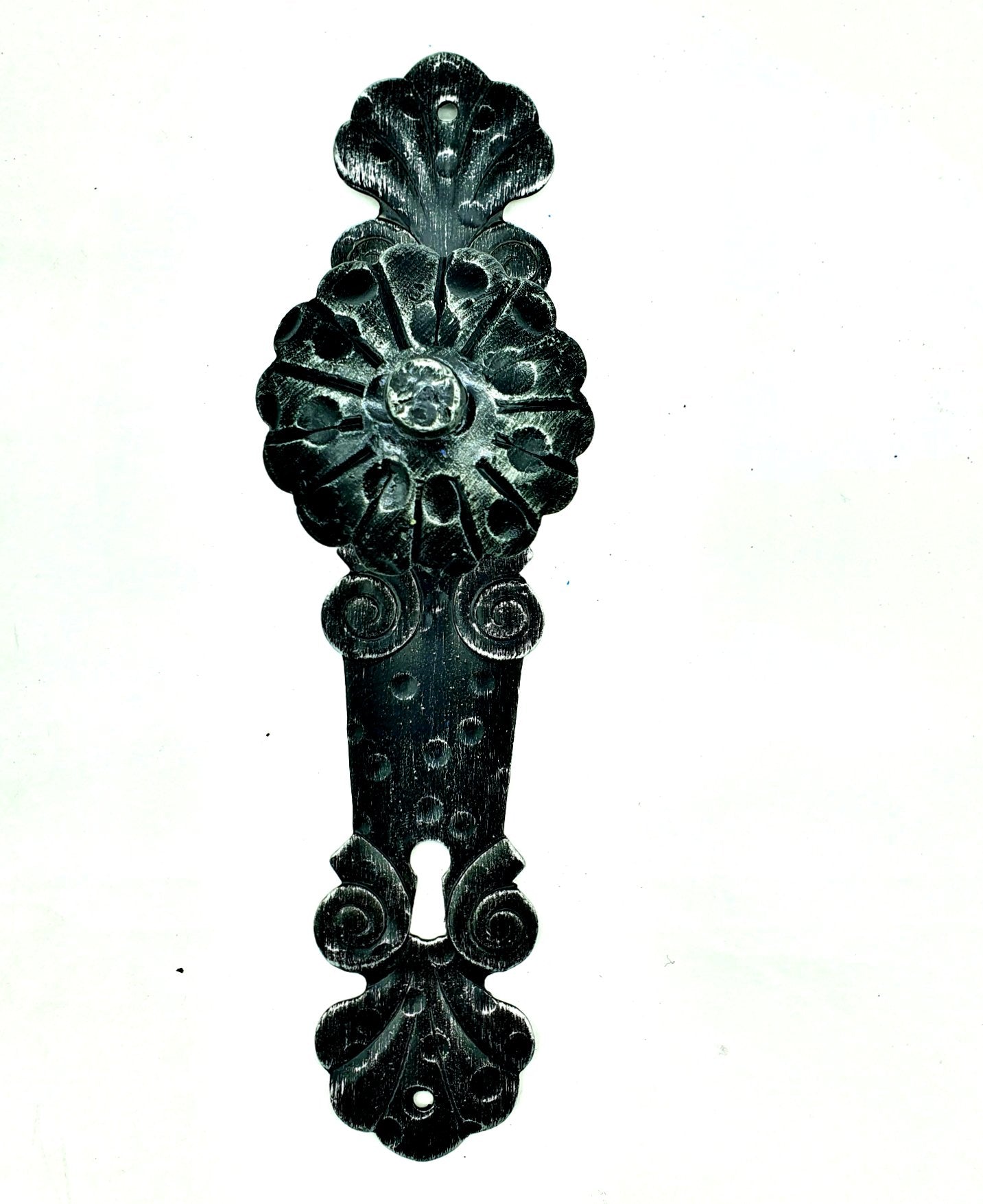 2024 Paio Pomolo in Ferro Battuto per Porte su Placca.