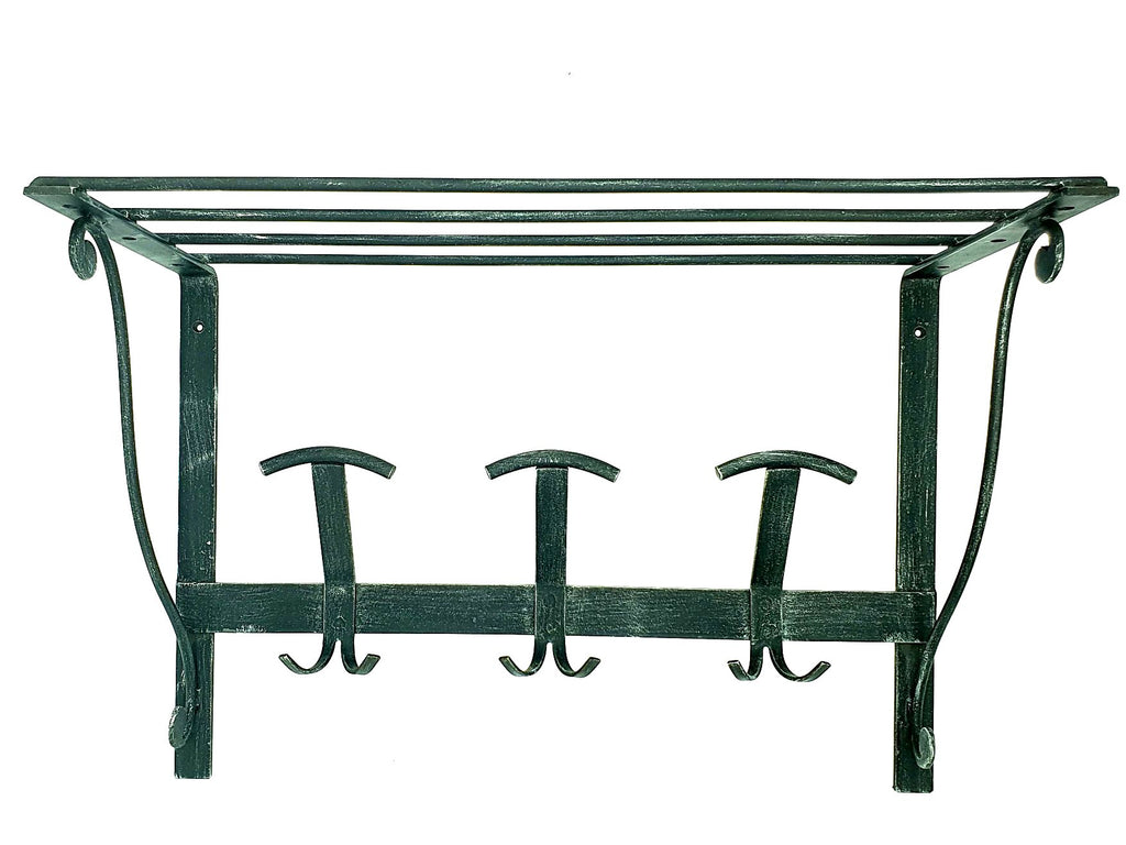 6821 Appendiabiti 3 posti in ferro battuto