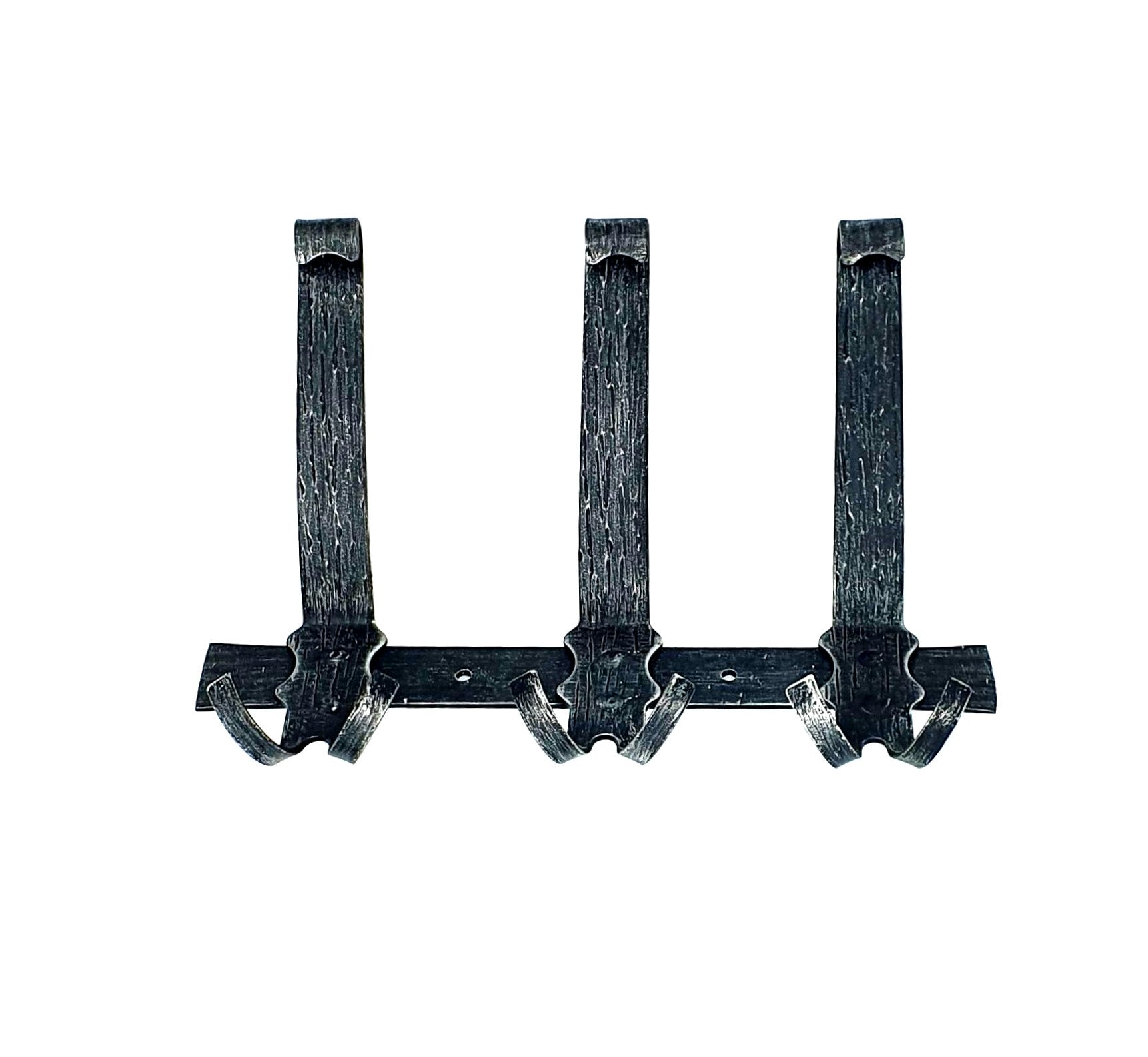 3402 Appendiabiti 3 posti in ferro battuto