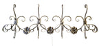 6657 Appendiabiti 4 posti in ferro battuto