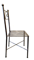 6901 Sedia in ferro battuto