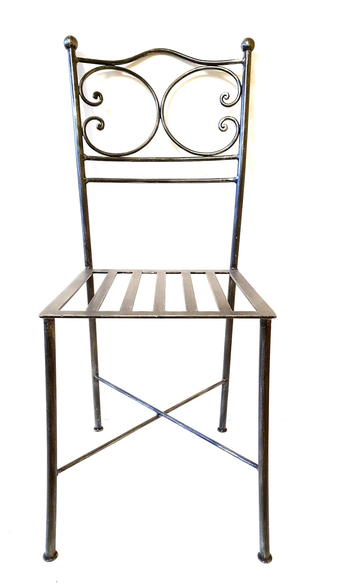 6906 Sedia in ferro battuto